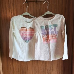 Garanimals Girls Long Sleeved Tees Bundle